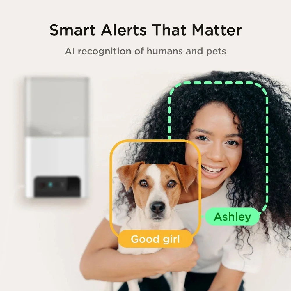 Petcube‎ Bites 2 Lite WiFi Pet Camera Treat Dispenser 1080p HD Night Vision